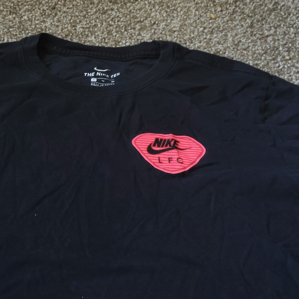Nike Liverpool F.C. Travel Long Sleeve Cotton Shirt Black Size XL - Picture 5 of 10